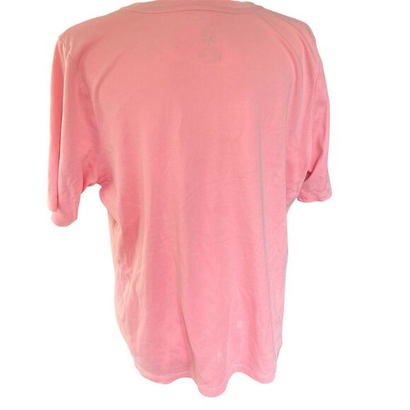 Issac Mizrahi Live T Shirt Womens Sz X-Large Tee Tunic Top Pink Casual Basic - Picture 4 of 9
